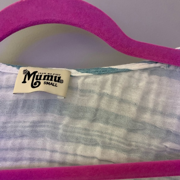 Show Me Your MuMu Blue and White Cardigan - Picture 6 of 9